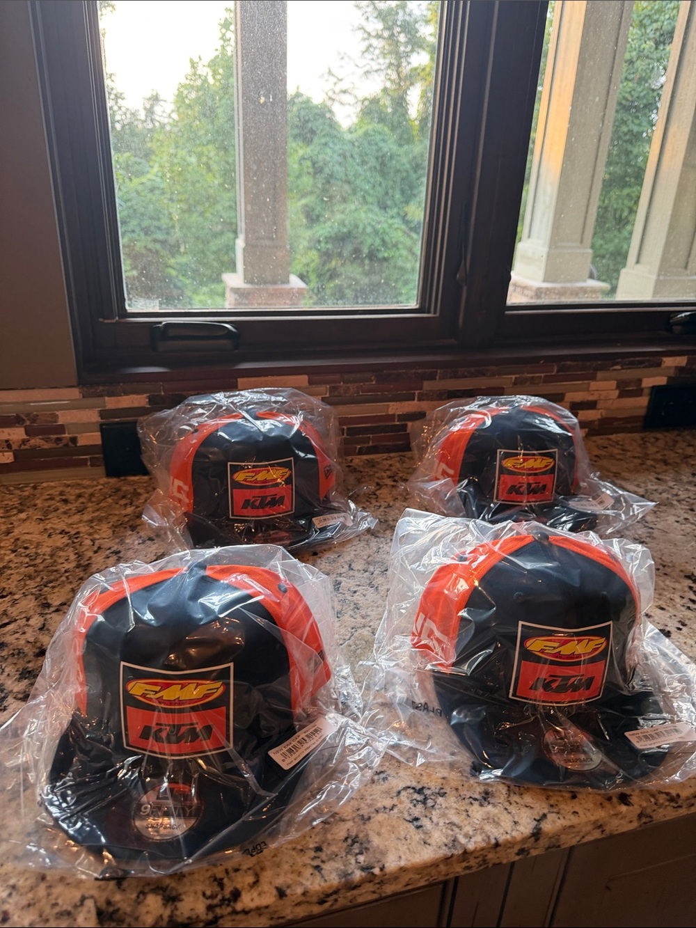 Quantity of 4 KTM hats - NEW